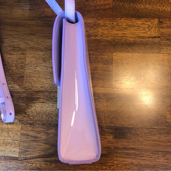 NEW $990 GIVENCHY Mini 4G Patent Leather Crossbody Bag in Lilac! - Picture 10 of 16